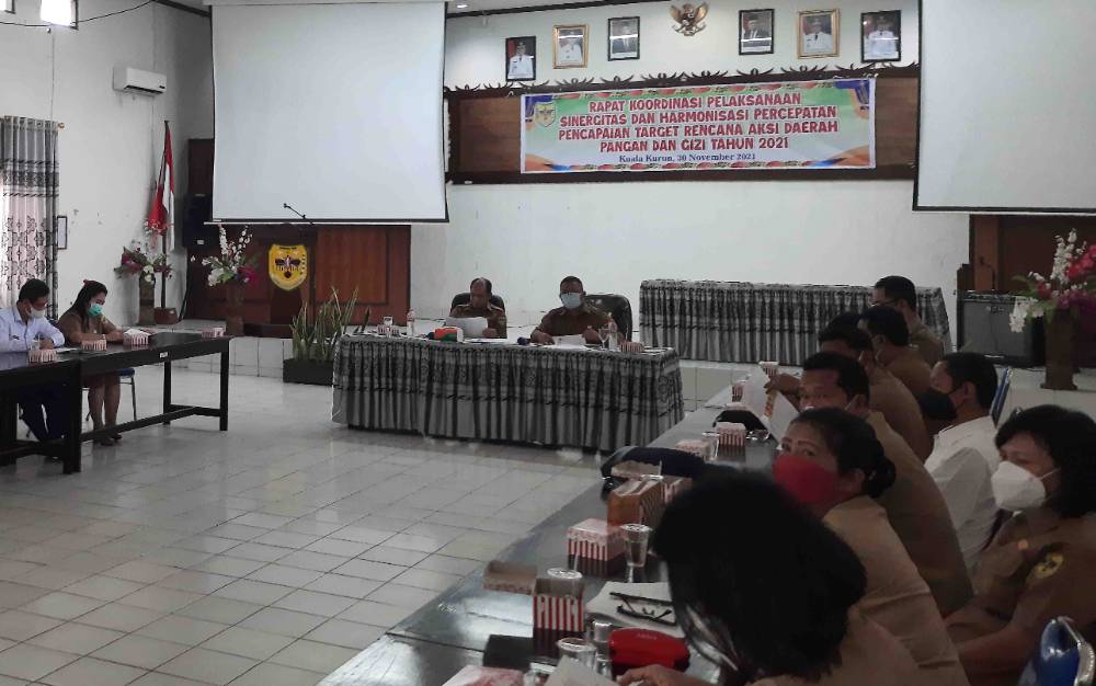 Pemkab Gunung Mas Susun Rencana Aksi Pangan dan Gizi Melalui 5 Hal