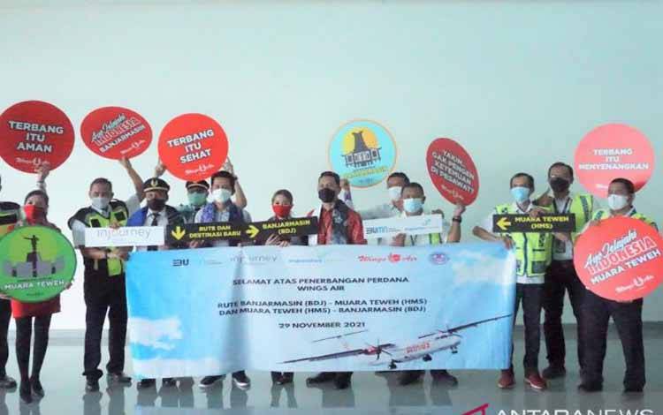 Bandara Internasional Syamsudin Noor Buka 4 Rute Baru