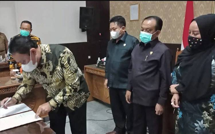 DPRD Setujui Raperda APBD Pemprov Kalteng Tahun Anggaran 2022