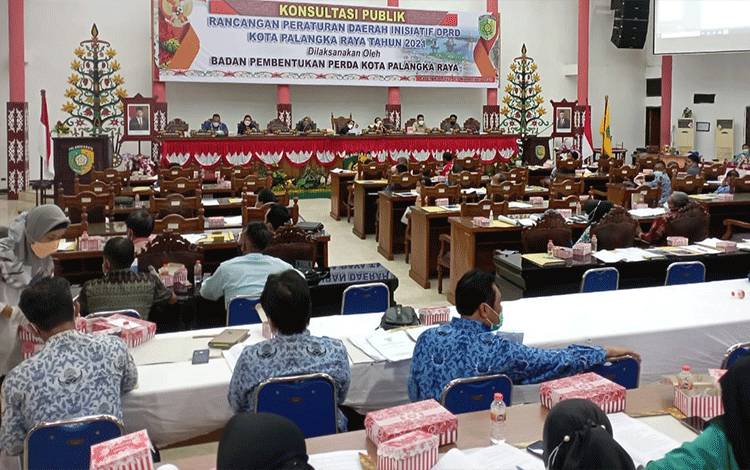 DPRD Palangka Raya Tuntas Konsultasi Publik 3 Raperda Inisiatif