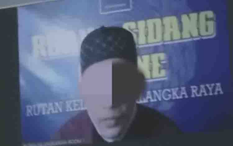 Terdakwa Fran Sugianto