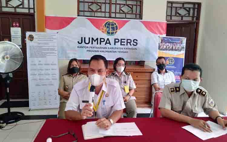 Kepala Kantor Pertanahan Katingan Optimistis Target Program PTSL 3.170 Bidang Tercapai