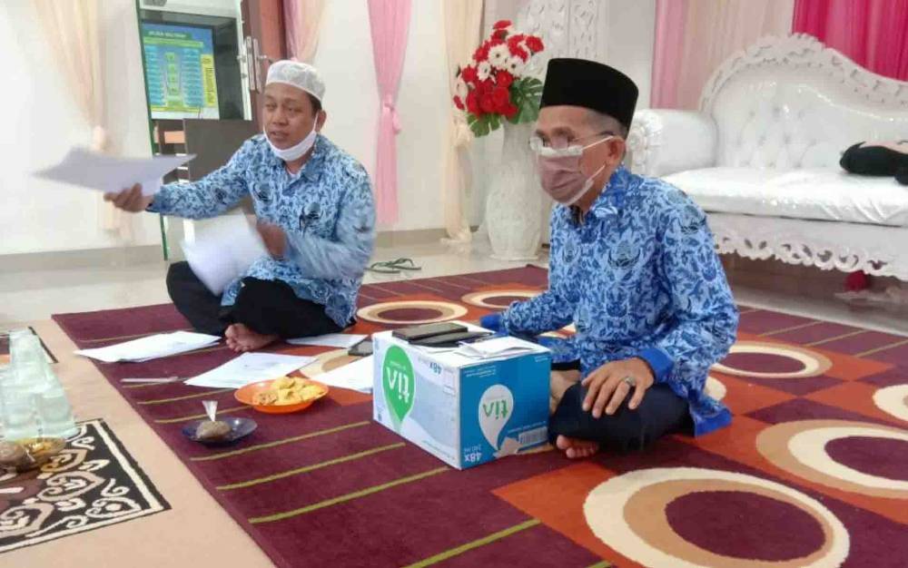 Permudah Koordinasi, KUA Bataguh Bentuk Kelompok Kerja Penyuluh