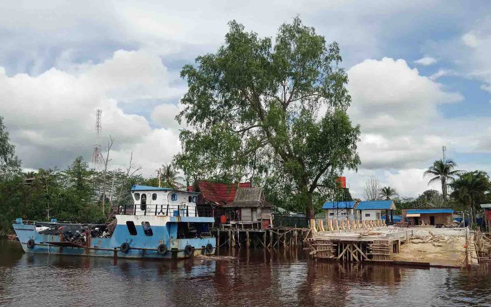 Pembangunan Dermaga Penyeberangan Feri Mintin Masih Dalam Proses