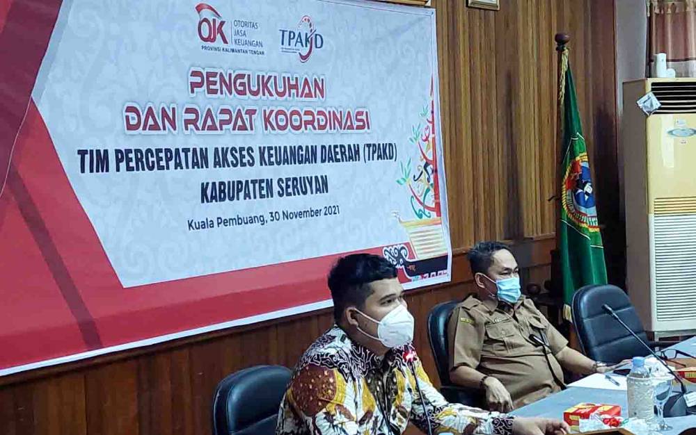 Tim Percepatan Akses Keuangan Daerah Kabupaten Seruyan Dikukuhkan