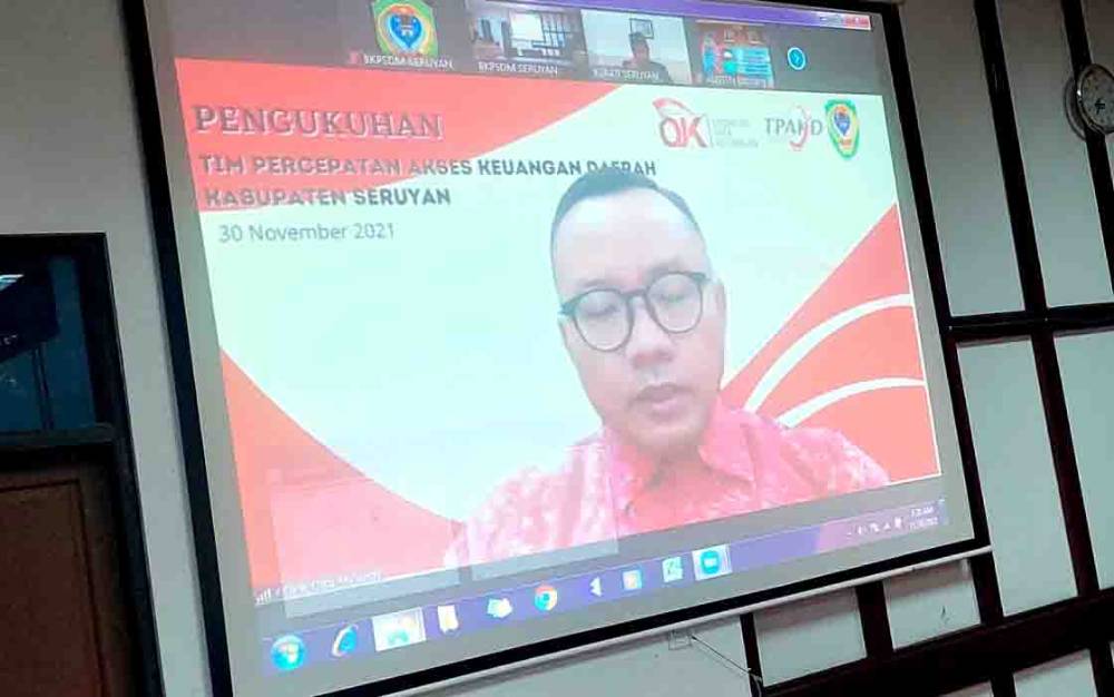 Kepala Otoritas Jasa Keuangan atau OJK Provinsi Kalimantan Tengah, Otto Fotriandy