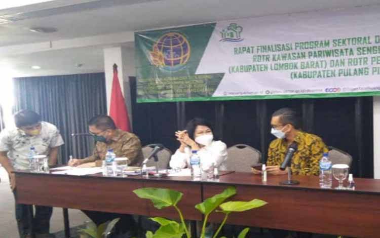 Bupati Pulang Pisau Hadiri Rakor Finalisasi RDTR di Jakarta