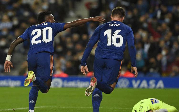 Real Madrid Sukses Tekuk Real Sociedad Dua Gol Tanpa Balas