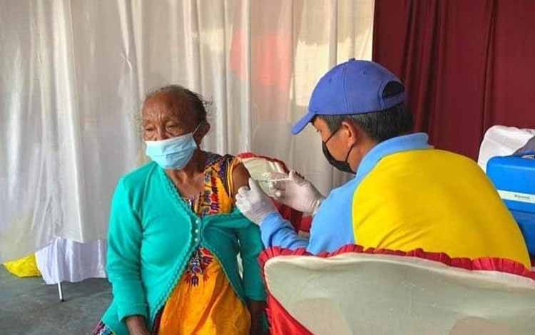 168 Ribu Warga Kobar Telah Disuntik Vaksin Dosis Pertama
