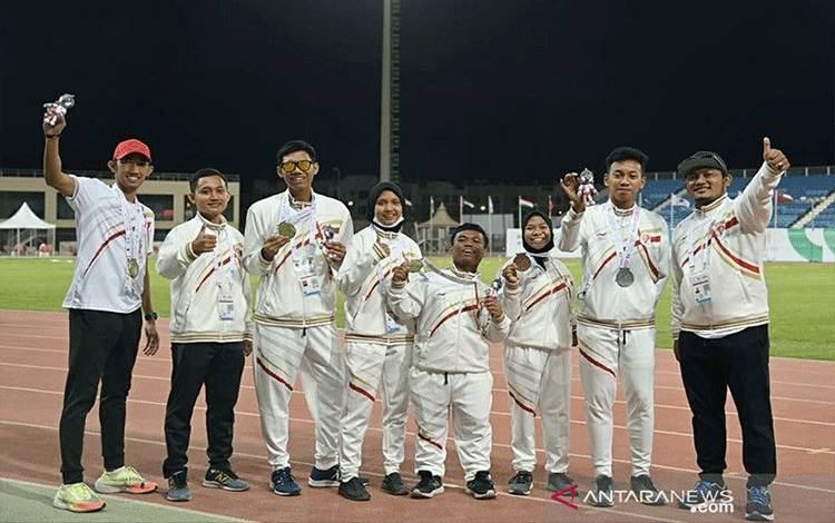 Kontingen Indonesia Bawa Pulang 12 Medali Emas dalam Ajang AYPG 2021