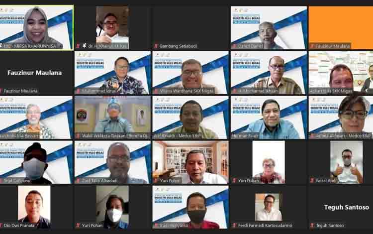 Jurnalis Tarakan dan Barito Utara Ikuti Webinar dan Lomba Karya Jurnalistik Medco Energy