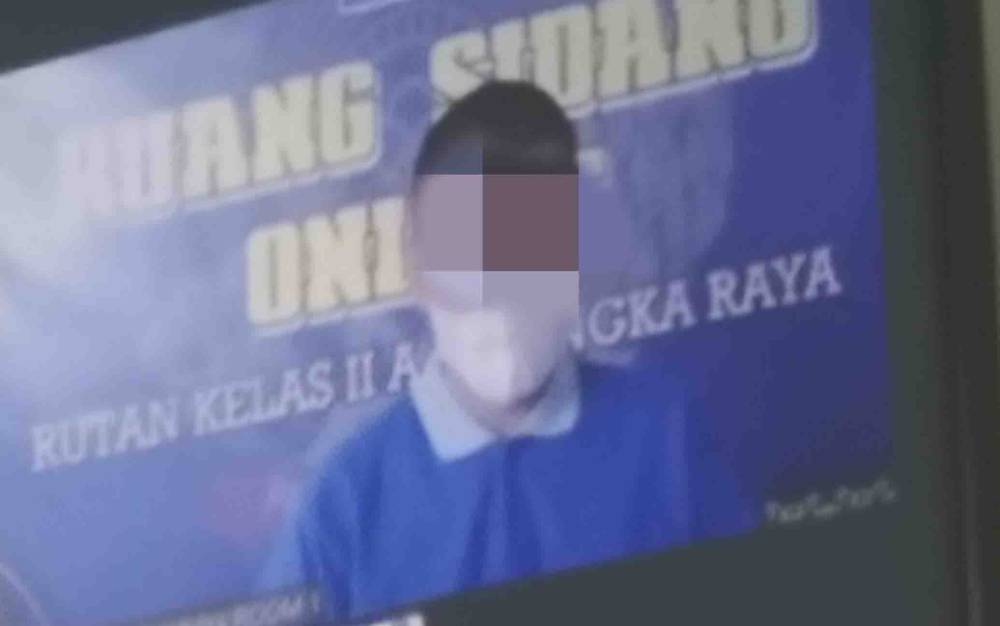 Terdakwa Rahmad