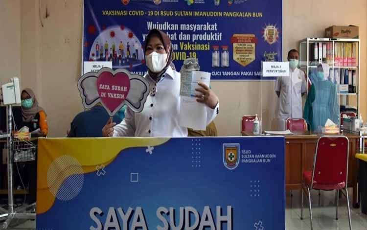 169 Ribu Warga Kobar Telah Disuntik Vaksin Dosis Pertama