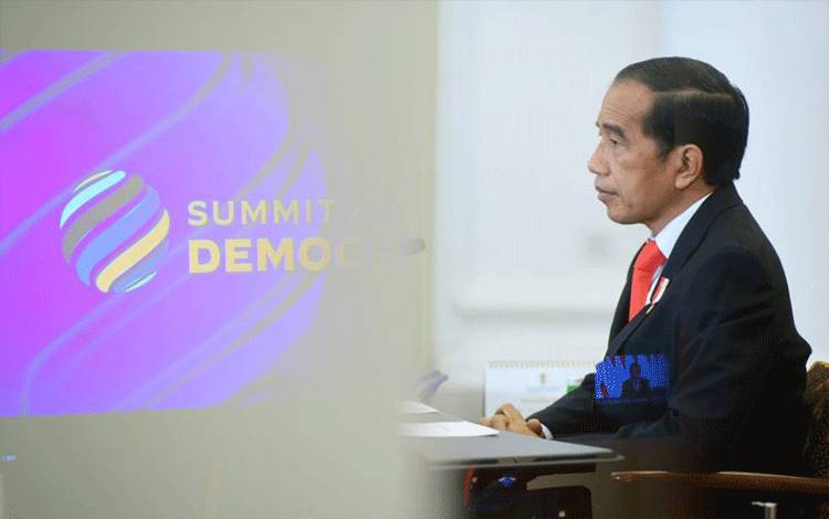 Di Summit for Democracy 2021 Jokowi Bilang Komitmen Majukan demokrasi