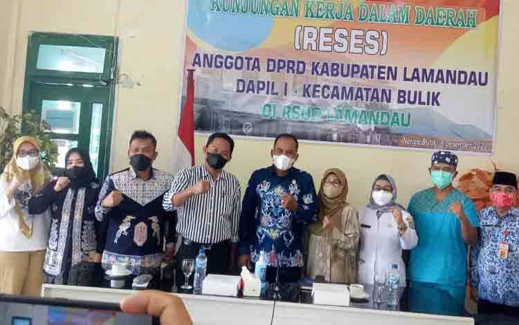 DPRD Lamandau Sarankan RSUD Tingkatkan Pelayanan