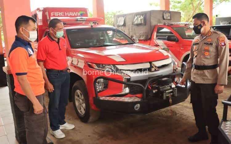 Kapolres Seruyan dan Kepala BPBD Cek Kesiapan Peralatan Penanggulangan Bencana
