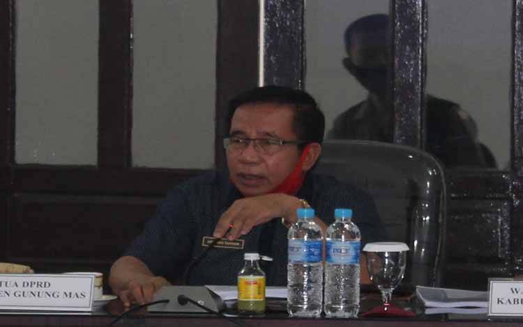 Ketua DPRD Kabupaten Gumas, Akerman Sahidar