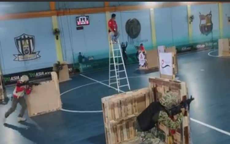 Jaring Atlet Guna Ikuti Fornas VI, Formi Kalteng Gelar Kejuaraan Airsoft CQB