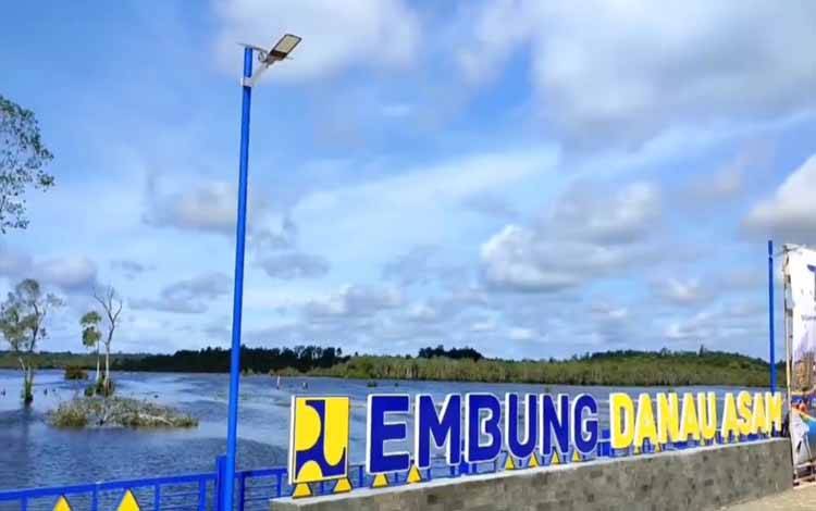 Embung Danau Asam di Kelurahan Kotawaringin Hilir, Kecamatan Kotawaringin Lama