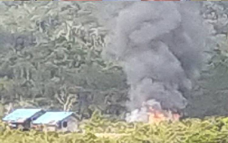 Puluhan Warga Kampung Wambakom Mengungsi Usai KKB Bakar SMP