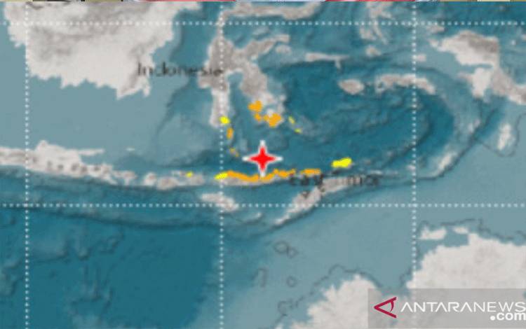 BMKG: Tsunami Ketinggian 0,07 Meter Terdeteksi 2 Titik di NTT
