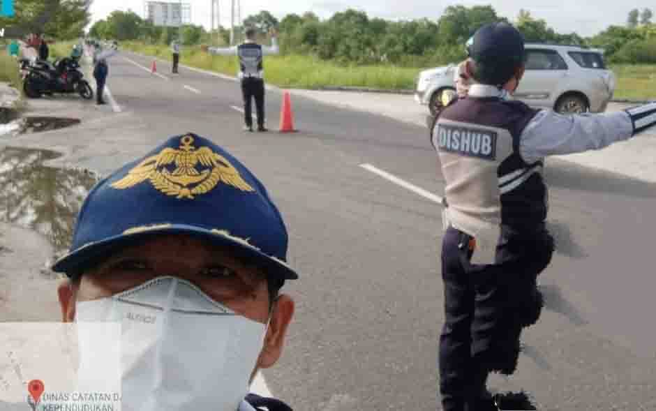 Dinas Perhubungan Laksanakan Pengaturan Lalu Lintas di Lokasi Rawan Kecelakaan
