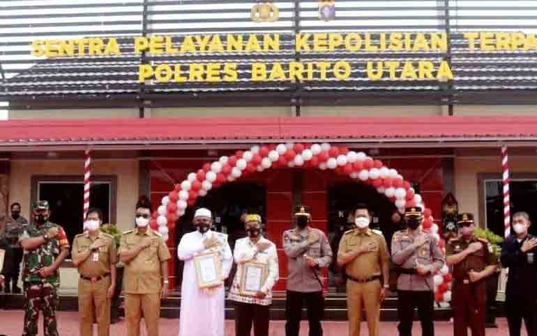 Kapolda Kalteng Resmikan SPKT Polres Barito Utara