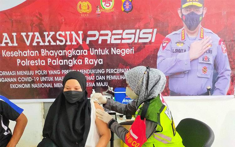 Polresta Terus Berjuang Sukseskan Vaksinasi