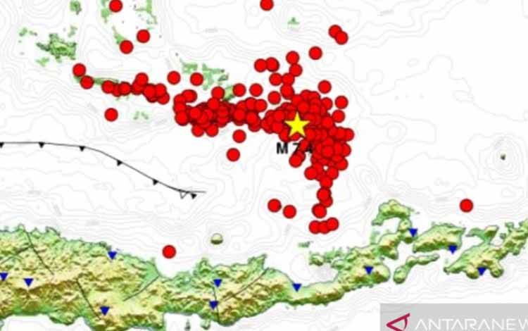 BMKG Catat 267 Kali Gempa Susulan Akibat Gempa di Laut Flores