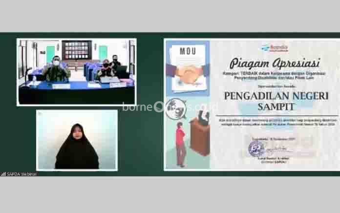 Pengadilan Negeri Sampit Penuhi Kriteria Layak Bagi Penyandang Disabilitas