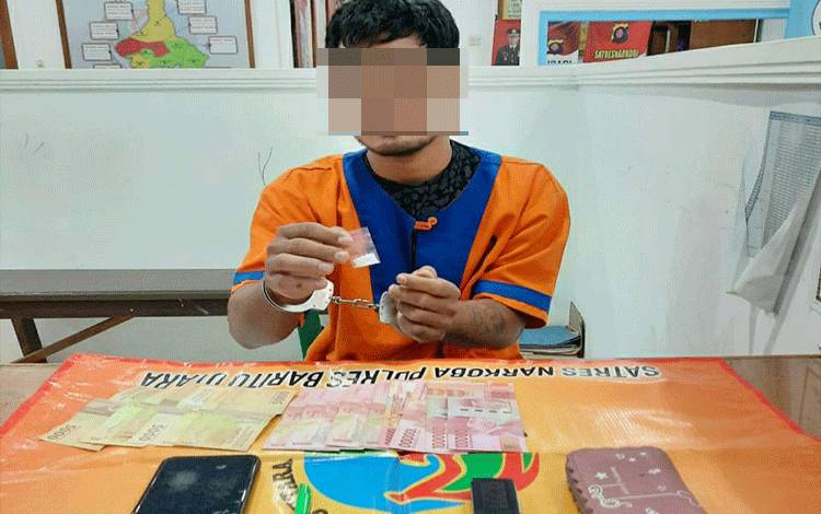 Terduga Pengedar Sabu di Barito Utara Diamankan