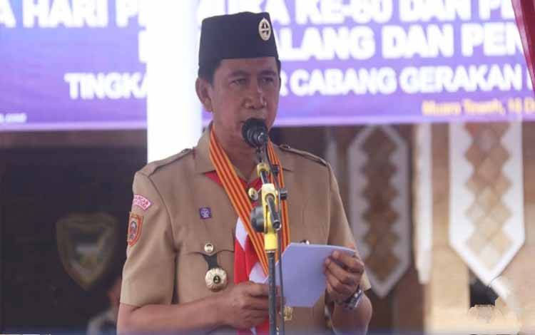 Bupati barito Utara Harapkan Kegiatan LP3 untuk Memantapkan Pembinaan Kepramukaan
