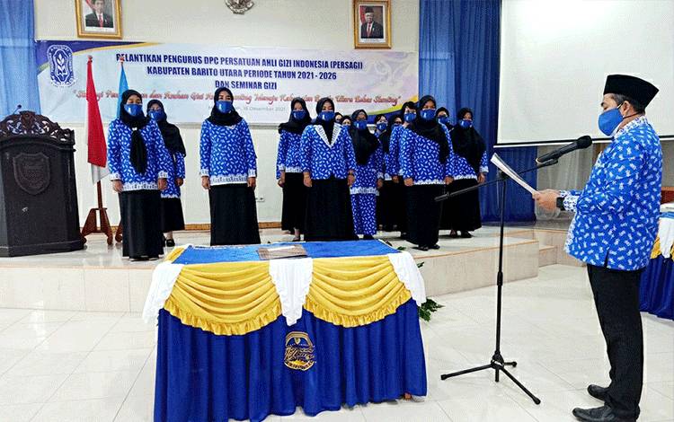 Ketua Persagi Kalteng Lantik Pengurus DPC Persagi Barito Utara Periode 2021-2026