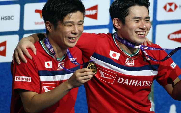 Hoki/Kobayashi Ganda Putra Jepang Pertama Juarai Kejuaraan Dunia BWF