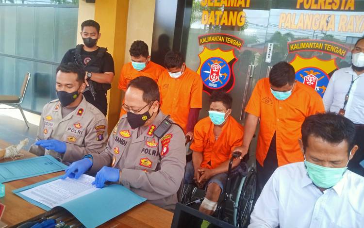 4 Pelaku Curat Lintas Provinsi Ditangkap di Palangka Raya