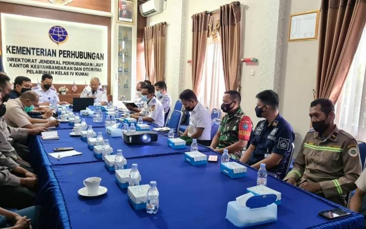 Pos Pengamanan Nataru di Pelabuhan Kumai Mulai Difungsikan