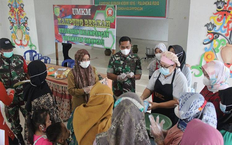 Kodim Palangka Raya Gelar Pelatihan UMKM Kampung Berkah