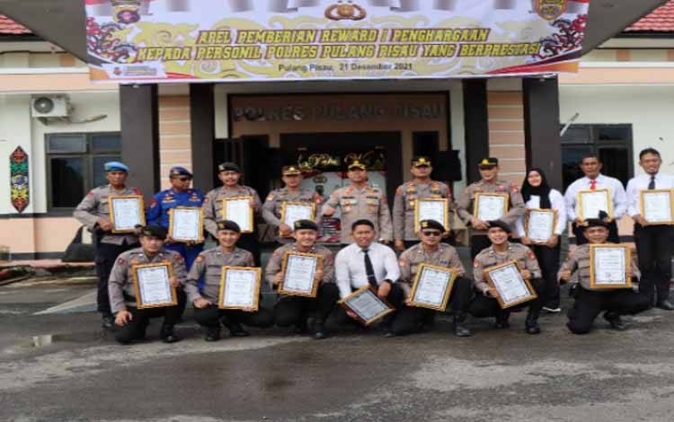 Belasan Personel Polres Pulang Dapat Penghargaan WBK