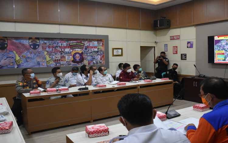 Lintas Sektor di Kapuas Lakukan Rakor Persiapkan Pengamanan Nataru 2022