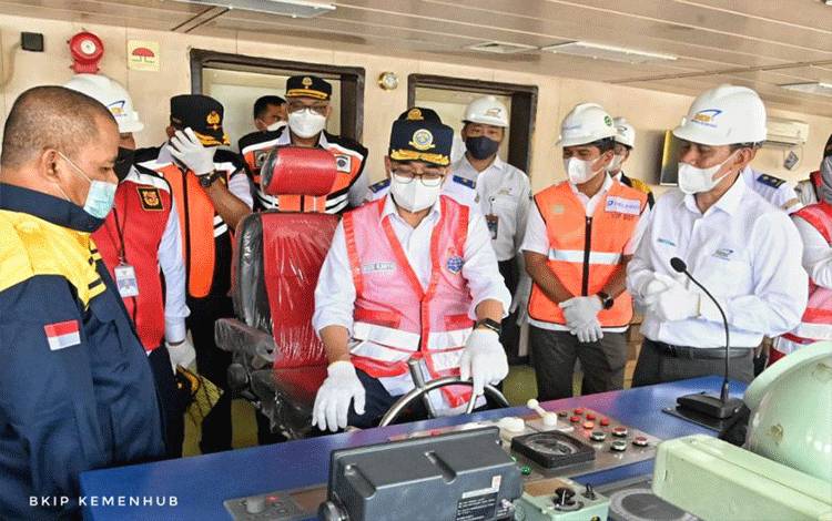 Kemenhub Selesaikan Pembangunan Kapal KM Sabuk Nusantara 73