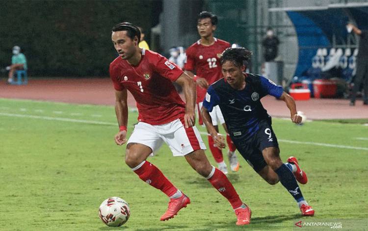 Timnas Indonesia Diimbangi 10 Pemain Singapura 1-1 di Babak Pertama
