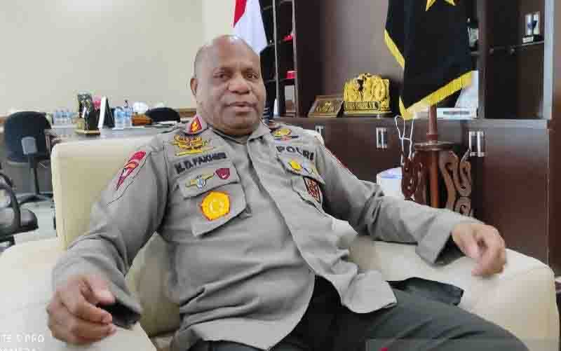 Kapolda Papua Irjen Pol. Mathius Fakhiri. (foto : ANTARA/Evarukdijati)
