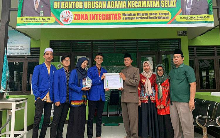 PKL Mahasiswa Berakhir, Ini Harapan Kepala KUA Kecamatan Selat