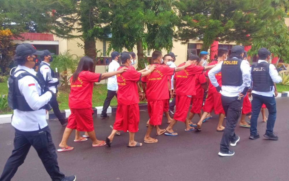 Polda Kalteng Ungkap 1,3 Kilogram Sabu Selama September - Desember 2021