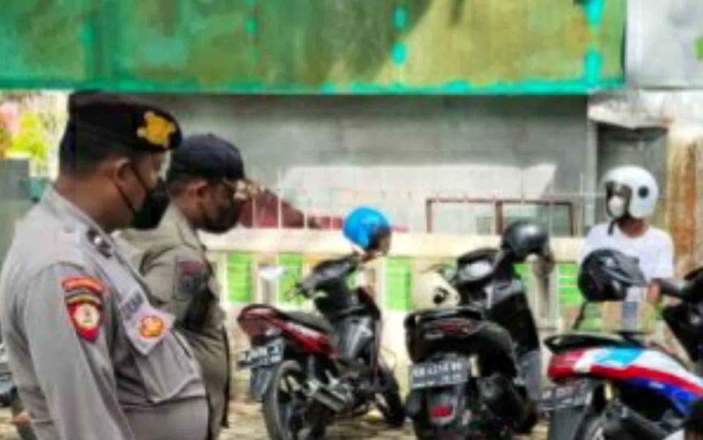 Personel Gabungan di Kapuas Lakukan Pendisiplinan Prokes, Jaring Puluhan Warga Tak Gunakan Masker