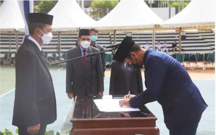 Bupati Barito Utara Lantik Pejabat Hasil Penyetaraan Jabatan