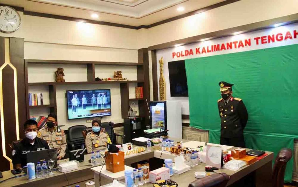 Kapolda Kalteng Terima Penghargaan dari Presiden Jokowi