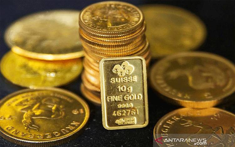 Emas Terangkat 8,3 Dolar Didorong Imbal Hasil Obligasi yang Melemah