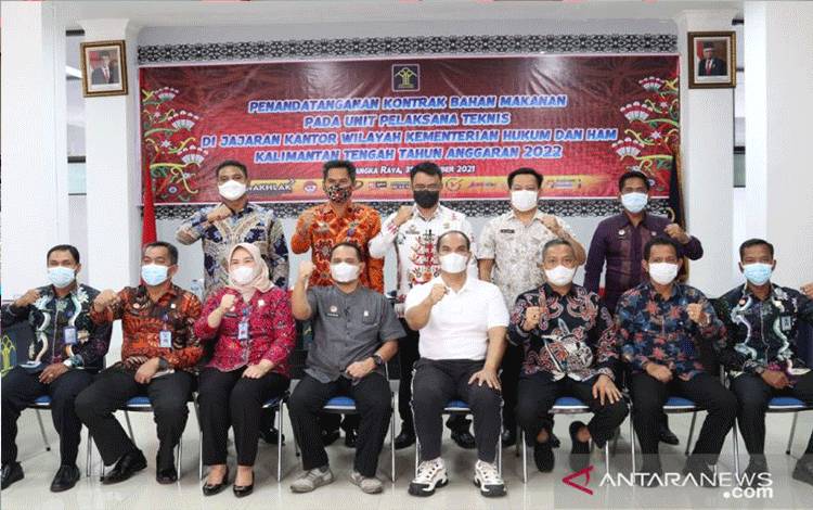 Kemenkumham Kalteng kerja sama penyediaan bahan makanan di Rutan-Lapas