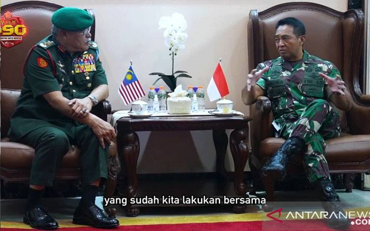TNI Perkuat Hubungan Bilateral dengan Malaysia